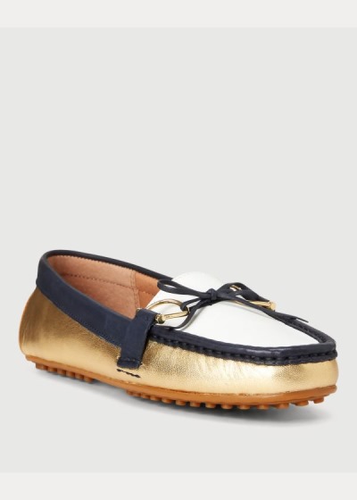 Women's Ralph Lauren Briley II Leather Loafers | 458263IAT